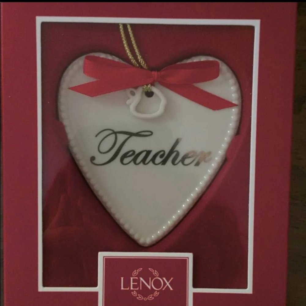 Lenox Teacher Ornament